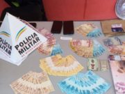 EM BARBACENA, PM PRENDE HOMEM COM R$2 MIL EM NOTAS FALSAS