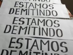 EM AÇÃO COORDENADA, EMPRESÁRIOS DE TIRADENTES ESPALHAM CARTAZES ‘ESTAMOS DEMITINDO” PARA PRESSIONAR PELA REABERTURA