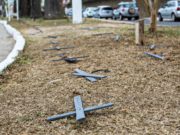 INTOLERÂNCIA: MULHER DERRUBA CRUZES DE PROTESTO CONTRA INOPERÂNCIA DO GOVERNO NO COMBATE À COVID-19