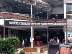 CLICK DO DIA: SHOPPING DEL REI ADERE À LUTA PELA REABERTURA DO COMÉRCIO