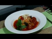 RECEITA DO CHEF: ESPAGUETE COM ALMÔNDEGAS E ESPINAFRE