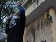 FRENTE FORA BOLSONARO PROTESTA CONTRA PRIVATIZAÇÃO DOS CORREIOS